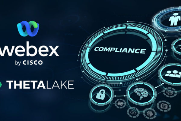 Webex by cisco and theta lake logo
