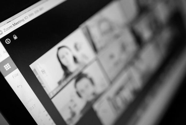 workers on zoom