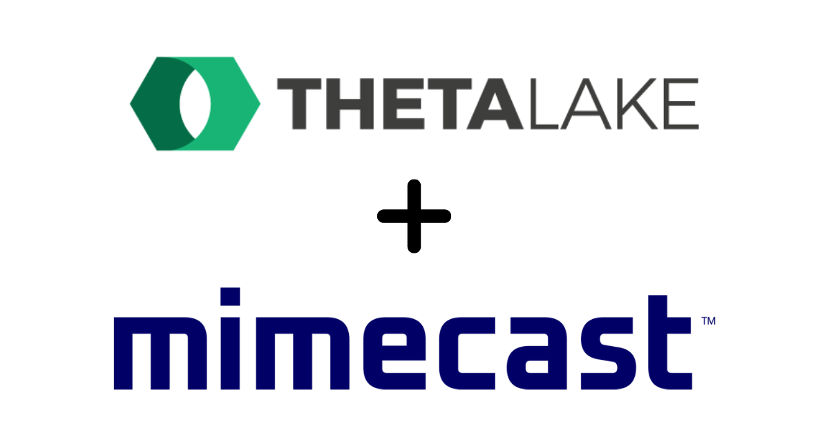 Theta Lake logo and Mimecast logo
