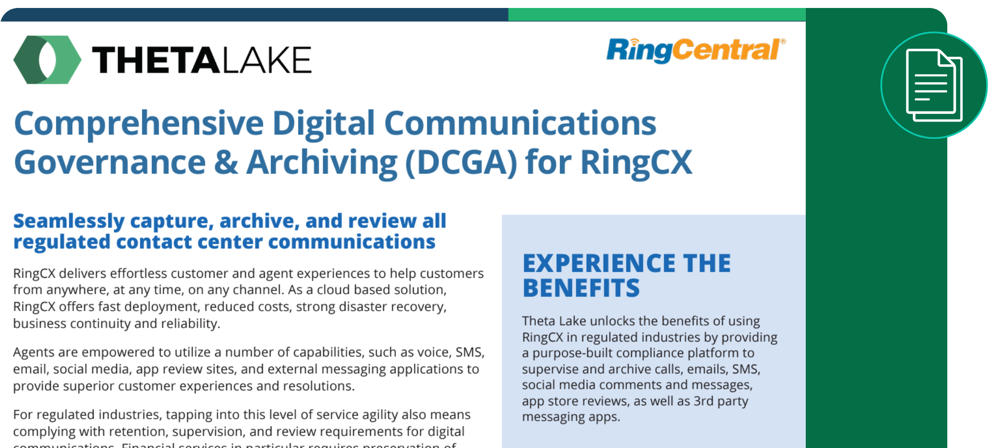 RingCentral RingCX SolutionOverview