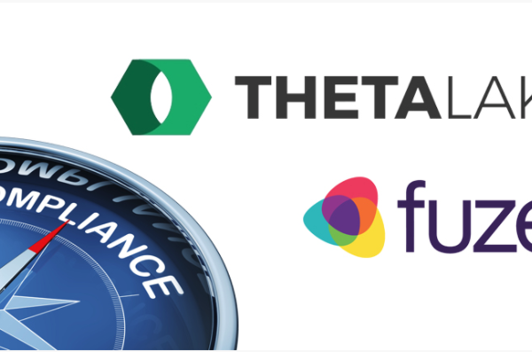 Theta Lake logo and Fuze logo