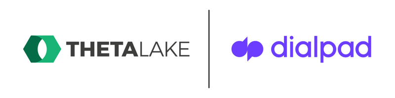Theta Lake and Dialpad integration logos